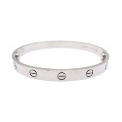 BRACELET CARTIER LOVE CRB6035417 EN OR GRIS 18K T17 BOITE CERTIFICAT GOLD 7250€