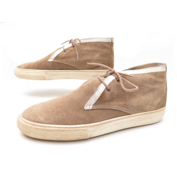 CHAUSSURES PIERRE HARDY DESERT BOOTS BX01 41 BASKETS EN DAIM SUEDE SHOES 420€