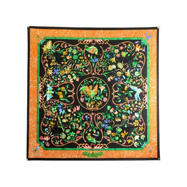 NEUF FOULARD HERMES PIERRES D'ORIENT ET D'OCCIDENT CARRE 90 SOIE SILK SCARF 385€