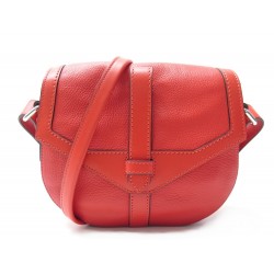 NEUF SAC A MAIN LANCEL JO A07025 BANDOULIERE EN CUIR ROUGE LEATHER HAND BAG 425€