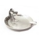 CENDRIER HERMES RAVINET D'ENFERT TETE DE CHEVAL EN METAL ARGENTE HORSE ASHTRAY