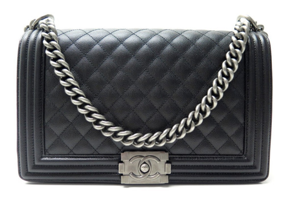  sac a main chanel grand boy a92193 cuir caviar