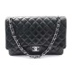  SAC MAIN CHANEL TIMELESS MAXI JUMBO CUIR MATELASSE NOIR 