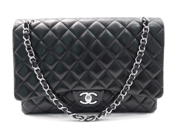 sac main chanel timeless 2.55 maxi jumbo en cuir