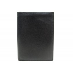 NEUF PORTEFEUILLE HERMES EN CUIR NOIR PORTE CARTES + BOITE LEATHER WALLET 1180€