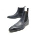 CHAUSSURES SANTONI BOTTINES CHELSEA 7 IT 42 FR EN CUIR BLEU BOOTS SHOES 795€