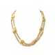 VINTAGE COLLIER CHANEL 1994 LONG SAUTOIR 132 CM EN METAL DORE GOLDEN NECKLACE