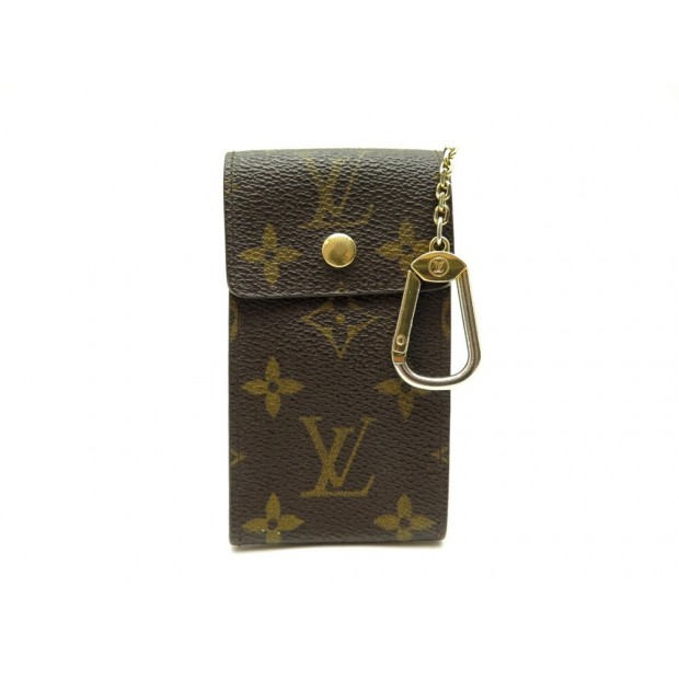 POCHETTE LOUIS VUITTON PORTE CLES EN TOILE MONOGRAM ETUI SAC KEY HOLDER 185€