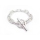 BRACELET HERMES CHAINE D'ANCRE GM 12 MAILLONS ARGENT MASSIF + BOITE SILVER 970€