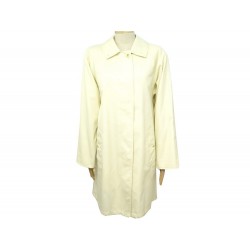 MANTEAU BURBERRYS 10 REG C88D TRENCH T44 L COTON CREME BEIGE COTTON COAT 1500€