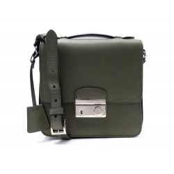 SAC A MAIN PRADA BT1012 BANDOULIERE CUIR SAFFIANO KAKI MILITAIRE HAND BAG 1650€