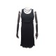 NEUF ROBE CHANEL P37788 TAILLE 36 S TWEED DE LAINE NOIR BLACK WOOL DRESS 4890€