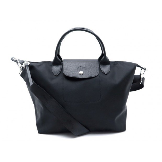 sac a main longchamp le pliage neo m entoile noir