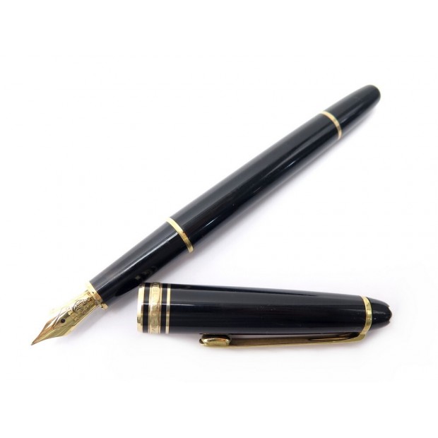 STYLO PLUME MONTBLANC MEISTERSTUCK CLASSIQUE DORE 106514 NOIR FOUNTAIN PEN 525€