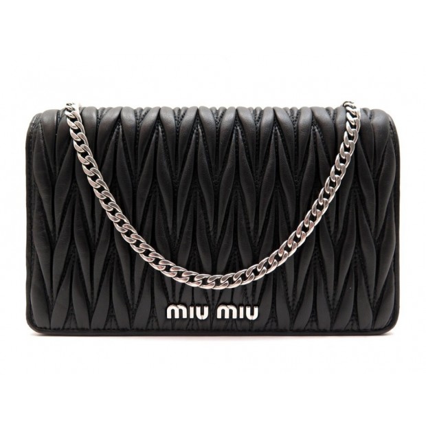 NEUF SAC A MAIN MIU MIU DELICE 5BP001 BANDOULIERE CUIR MATELASSE HAND BAG 1150€