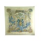 FOULARD HERMES L'ILE DESERTE ANNIE FAIVRE EN SOIE BEIGE CARRE 90 SILK SCARF 385€