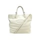 SAC A MAIN TOD'S CABAS EN CUIR GRAINE BLANC BANDOULIERE LEATHER HAND BAG 1100€