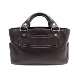 SAC A MAIN CELINE BOOGIE EN CUIR MARRON 31 CM BROWN LEATHER HAND BAG PURSE 950€