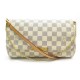 SAC A MAIN LOUIS VUITTON FAVORITE MM N41275 TOILE DAMIER AZUR BANDOULIERE PURSE