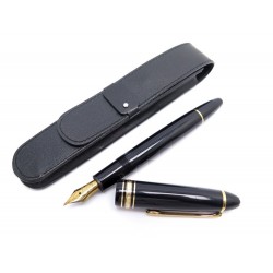 STYLO PLUME MONTBLANC MEISTERSTUCK 146 DORE 13659 NOIR PISTON + ETUI PEN 745€