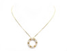 collier cartier love pave 42 cm en or jaune 18k