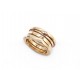 BAGUE BULGARI B.ZERO 1 335932 TAILLE 51 EN OR ROSE 18K + BOITE GOLD RING 2400€