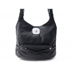 SAC A MAIN LONGCHAMP CABAS 1638294047 36 CM EN CUIR NOIR LEATHER HAND BAG 490€