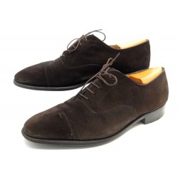 CHAUSSURES JM WESTON 518 9.5E 43.5 RICHELIEU DAIM MARRON +EMBAUCHOIRS SHOES 805€