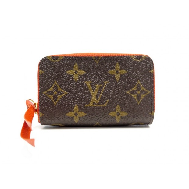 NEUF PORTE CARTES LOUIS VUITTON ZIPPY MUTLICARTES PIMENT M61540 MONOGRAM CARD