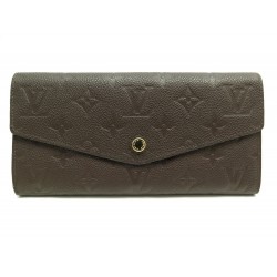 NEUF PORTEFEUILLE LOUIS VUITTON EN CUIR MONOGRAM EMPREINTE TERRE NEW WALLET 645€