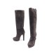 CHAUSSURES CHRISTIAN LOUBOUTIN BOTTES 40.5 DAIM MARRON SUEDE BOOTS SHOES 1495€