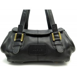 SAC A MAIN LOEWE EN CUIR GRAINE NOIR PORTE EPAULE BLACK LEATHER HANDBAG 1600€