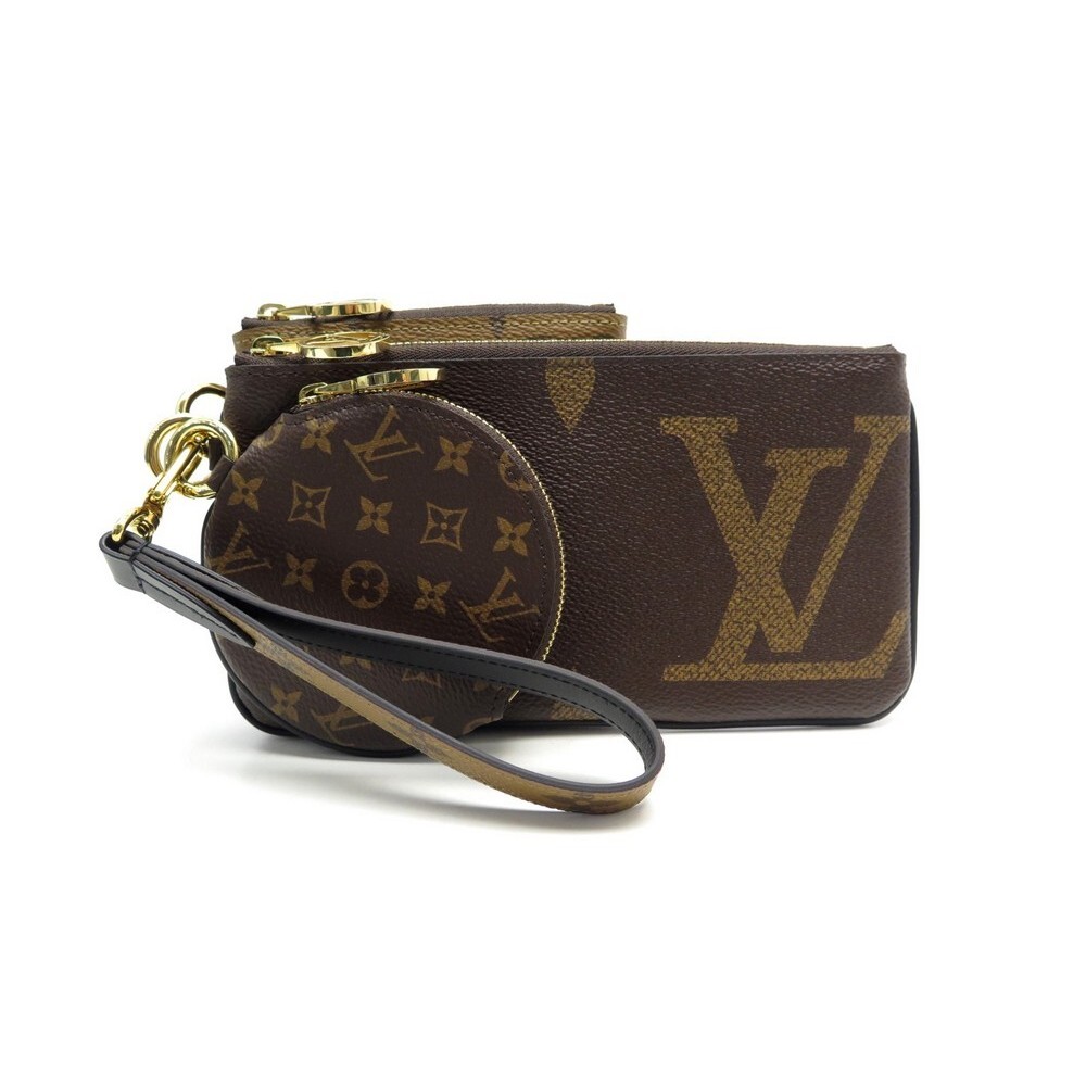 pochette louis vuitton trio toile monogram giant