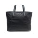 NEUF SAC A MAIN PRADA CABAS FOURRE TOUT EN TOILE NYLON NOIR NEW HAND BAG 1250€