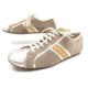 CHAUSSURES LOUIS VUITTON 37.5 BASKETS EN DAIM BEIGE DEER SNEAKERS SHOES 500€