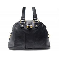 SAC A MAIN YVES SAINT LAURENT MUSE MM 156485 EN CUIR NOIR LEATHER HAND BAG 1300€