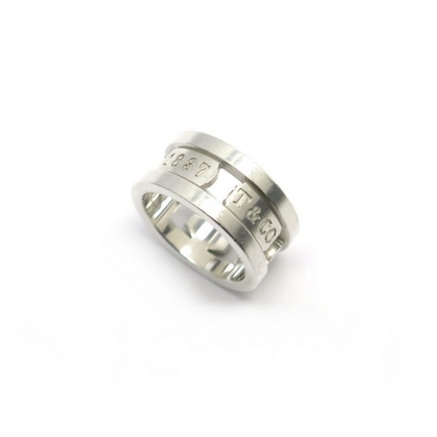 BAGUE TIFFANY & CO 1837 TAILLE 51 EN ARGENT MASSIF STERLING SILVER RING 340€