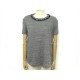 NEUF HAUT CHANEL TSHIRT P42120 LOGO CC T50 XXL EN COTON GRIS NEW GREY TOP 1500€