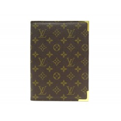 NEUF VINTAGE PORTE BLOC NOTE LOUIS VUITTON EN TOILE MONOGRAM NOTEPAD HOLDER 415€