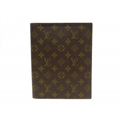 NEUF VINTAGE PORTE AGENDA LOUIS VUITTON COUVERTURE R20100 EN TOILE MONOGRAM 415€