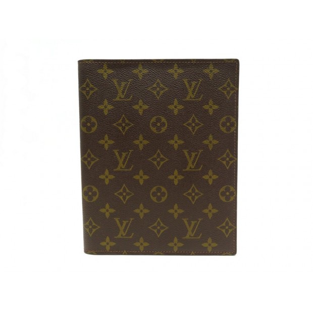 NEUF VINTAGE PORTE AGENDA LOUIS VUITTON COUVERTURE R20100 EN TOILE MONOGRAM 415€