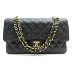 NEUF SAC A MAIN CHANEL TIMELESS CLASSIQUE A01112 CUIR CAVIAR NOIR + BOITE 7800€