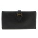 PORTEFEUILLLE HERMES BEARN CUIR CHEVRE MYSORE NOIR PORTE MONNAIE WALLET 2200€