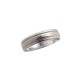 BAGUE ALLIANCE T 55 EN OR BLANC 18K 3.6GR BIJOU JEWEL WHITE GOLD RING