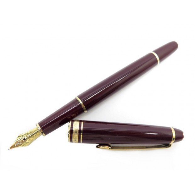 VINTAGE STYLO PLUME MONTBLANC MEISTERSTUCK CLASSIQUE DORE BORDEAUX PEN 525€