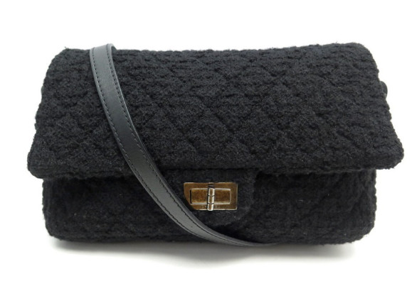 sac a main chanel 2.55 grand gm bandouliere en tweed
