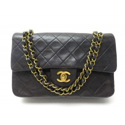 VINTAGE SAC A MAIN CHANEL CLASSIQUE TIMELESS PM CUIR MATELASSE NOIR BAG 7300€