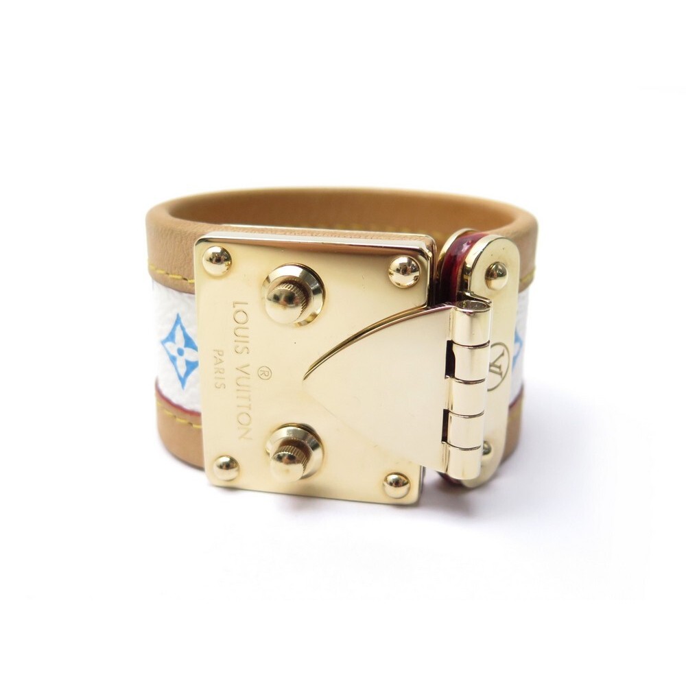 Bijoux Bracelet Louis Vuitton Historic Marron d'occasion