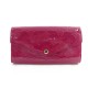 NEUF PORTEFEUILLE LOUIS VUITTON SARAH CUIR MONOGRAM VERNIS FUSHIA WALLET 645€