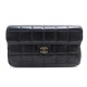 NEUF SAC A MAIN CHANEL POCHETTE POUR CEINTURE CUIR MATELASSE NOIR POUCH 1650€